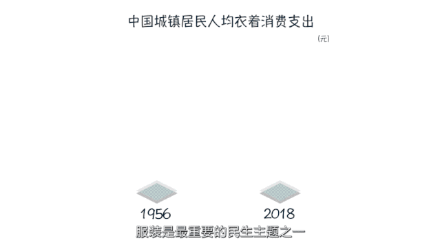 中國(guó)城鎮(zhèn)居民人均衣著消費(fèi)支出